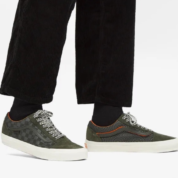 Vans Vault x Porter Yoshida OG Old Skool LX in Forest Night / Black Mens 12 NiB! - Picture 6 of 15